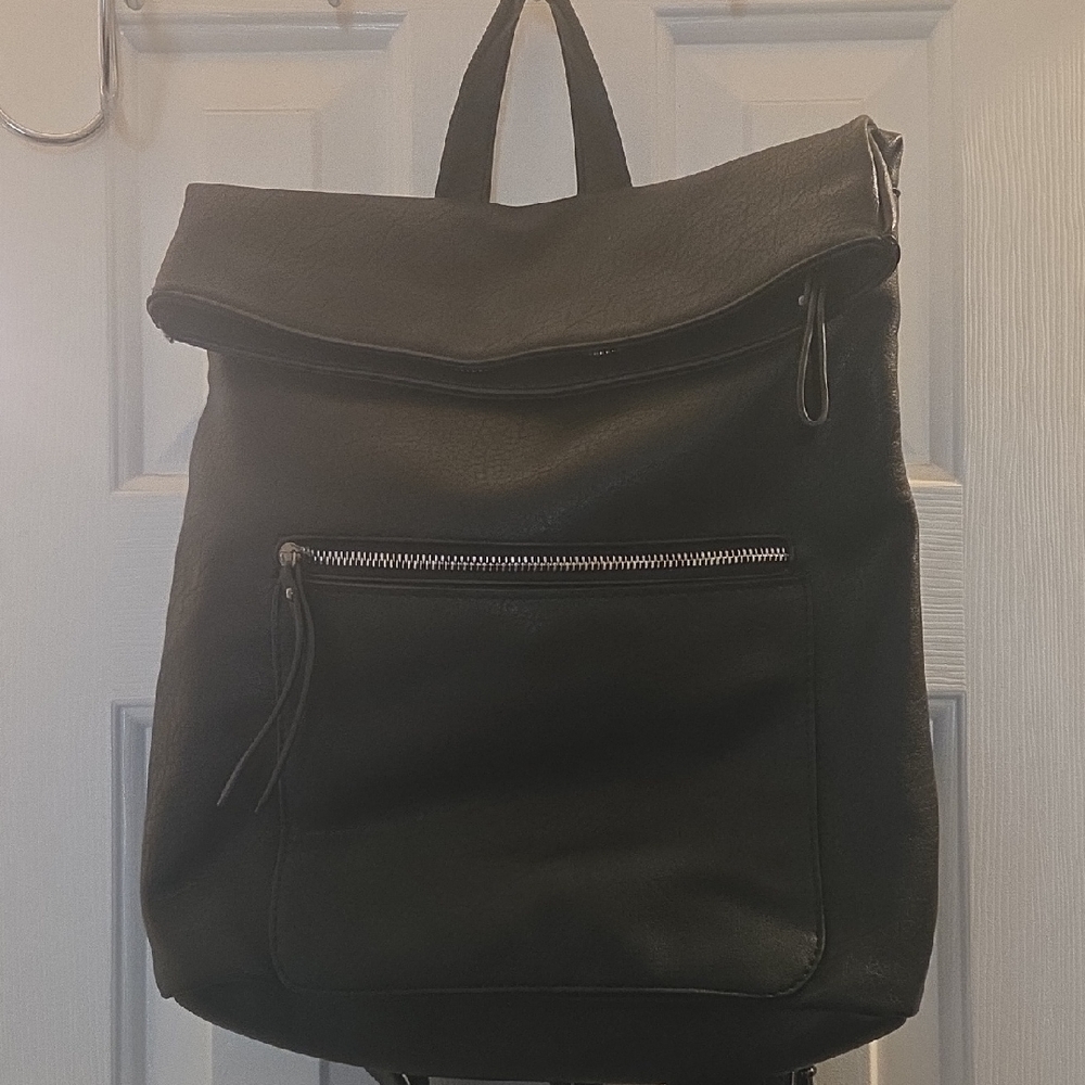 Urban Expressions Black and Multicolor Patterned Bag